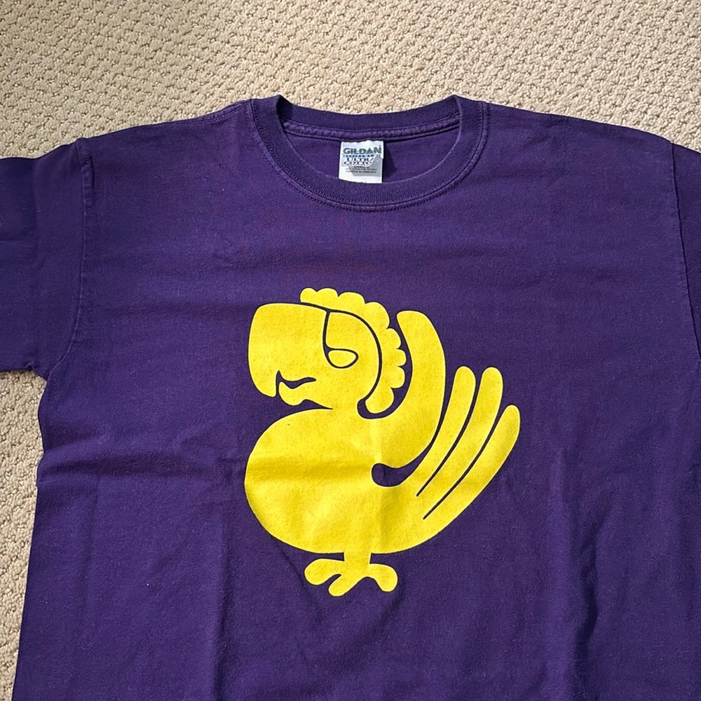 Purple Parrots (Legend of the Hidden Temple) T-shirt, Youth L